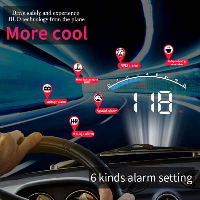 Wind Head up display OBD2