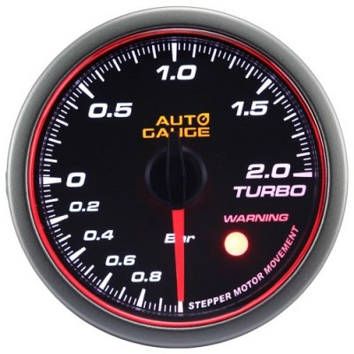 Auto Gauge Mätare 52mm Laddtryck 2 Bar (Stepmotor)