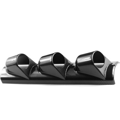 Mätarhållare Kolfiber-look 3-mätare (52mm) A-stolpen (Högerstyrda bilar)