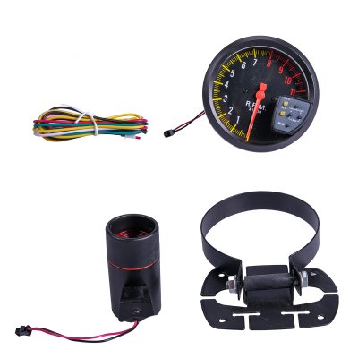 Varvmätare 130mm ställbar - Svart