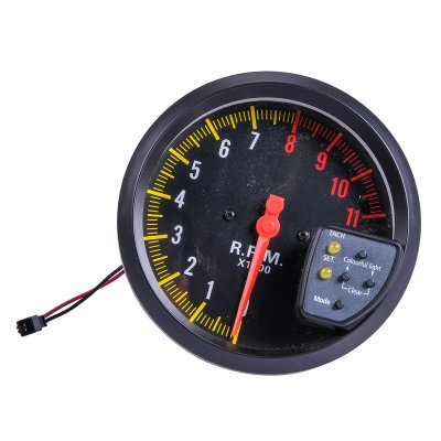 Varvmätare 130mm ställbar - Svart