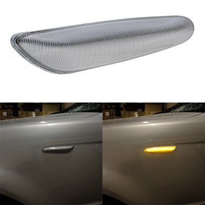 Skärmblinkers Dynamiska Klarglas LED - BMW E90 (2005-2012)