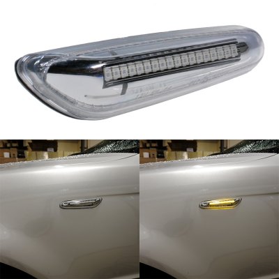 Skärmblinkers Dynamisk Klarglas LED - BMW E90 (2005-2012)