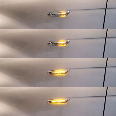 Skärmblinkers Dynamisk Klarglas LED - BMW E90 (2005-2012)