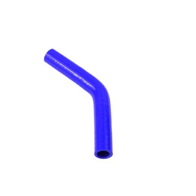 Silikonslang 45° 25mm (1tum) - Blå