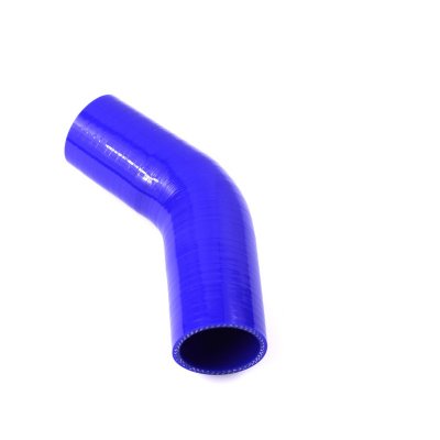 Silikonslang 45° 38mm (1,5tum) - Blå