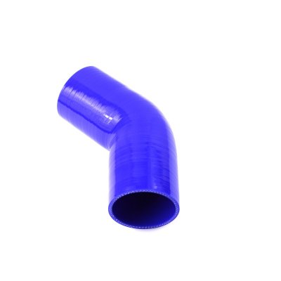 Silikonslang 45° 70mm (2,8tum) - Blå