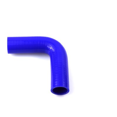 Silikonslang 90° 55mm (2,2tum) - Blå