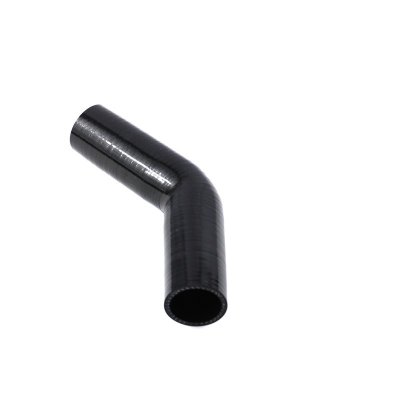 Silikonslang 45° 40mm (1,6tum) - Svart