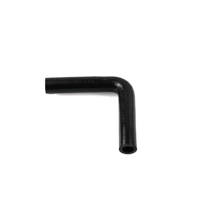 Silikonslang 90° 16mm (0,6tum) - Svart
