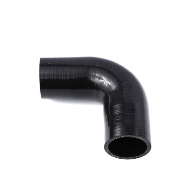 Silikonslang 90° 60mm (2,4tum) - Svart