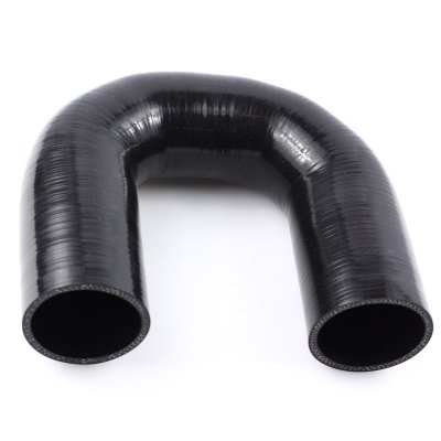 Silikonslang 180° 64mm (2,5tum) - Svart