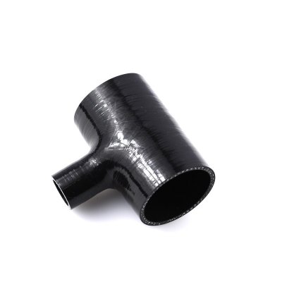 T-Silikonslang (25mm ut) 60mm (2,4tum) - Svart