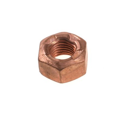Mutter M10x1,25 SW17 (Koppar)- låsning