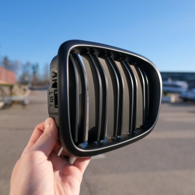 Njurar mattsvarta Dubbelribb BMW 5-serie E39 (1996-2004)