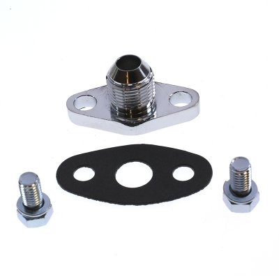 Oljeretur Turbo AN8 (C/C 38mm) Garrett GT25 / GT28 / GT30 / GT35