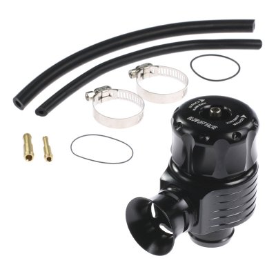 Öppen dumpventil (svart) (25mm slanganslutning)