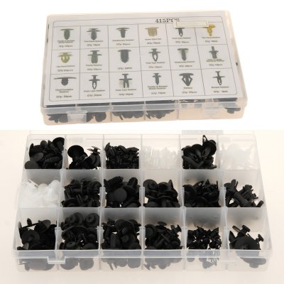 Clips sortimentlåda 415st