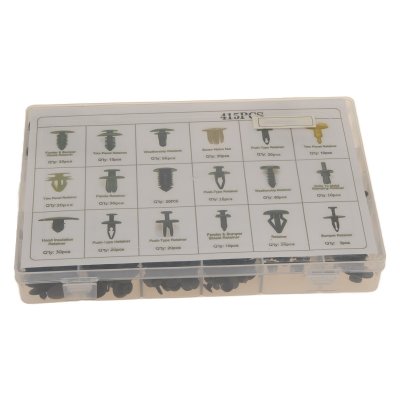 Clips sortimentlåda 415st
