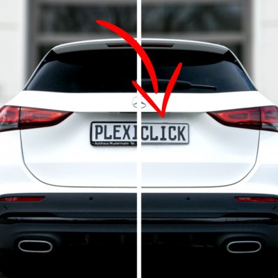 Plexiclick Skylthållare Transparent (4-pack)