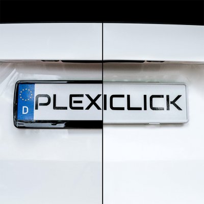 Plexiclick Skylthållare Transparent (4-pack)