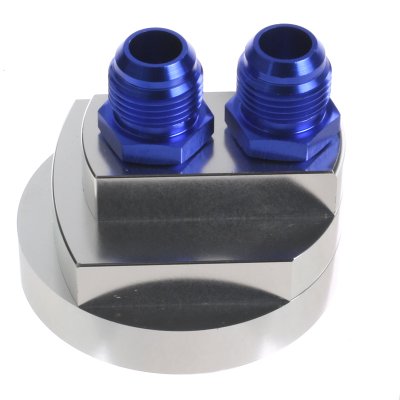 Oljefilterflytt / hållare Silver AN10