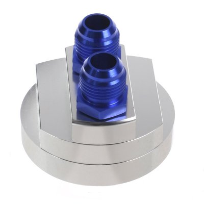 Oljefilterflytt / hållare Silver AN10