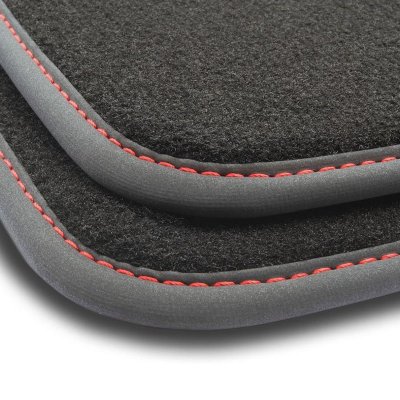 Tygmatta Mr Tuning Premium (röda stygn) - BMW 5-serie E60 / E61 (2004-2010)