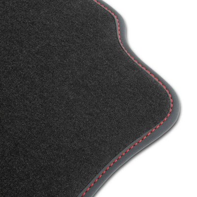 Tygmatta Mr Tuning Premium (röda stygn) - BMW 5-serie E60 / E61 (2004-2010)