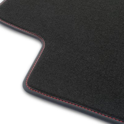 Tygmatta Mr Tuning Premium (röda stygn) - BMW 5-serie E60 / E61 (2004-2010)