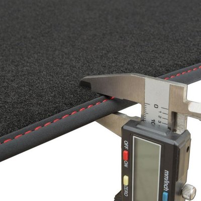 Tygmatta Mr Tuning Premium (röda stygn) - BMW 5-serie E60 / E61 (2004-2010)