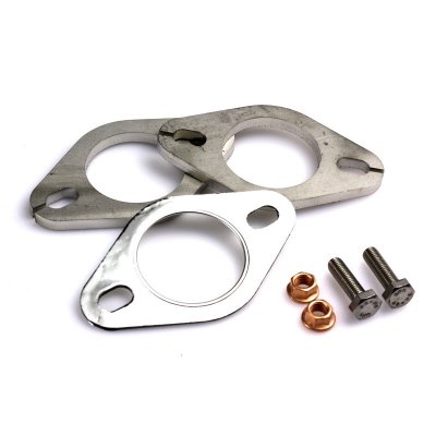 Kit 2,5" Flänsar Packning Bultar - Rostfritt
