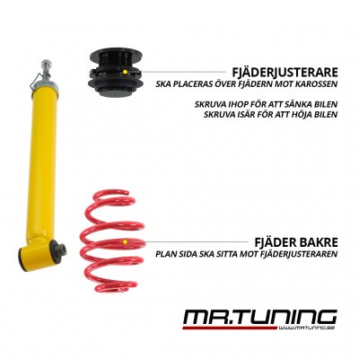 Coilovers bak SR Audi A6 C5 (1997-2004)