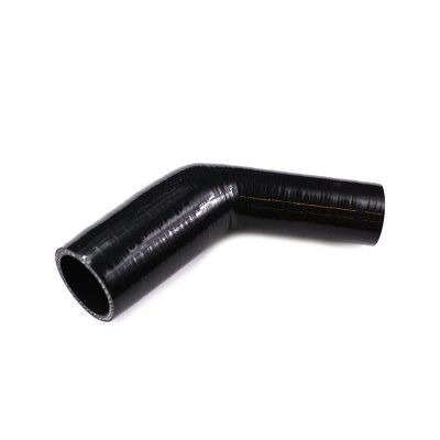 Silikonslang Reducering 45° 51-57mm - Svart