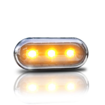 Skärmblinkers Svarta Klarglas LED - Seat Toledo 1M (1998-2004)