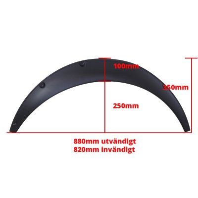 Skärmbreddare soft stor (2pack)