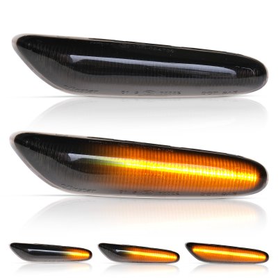 Skärmblinkers Dynamisk Röktonad BMW 5-serie E61 (2004-2010)