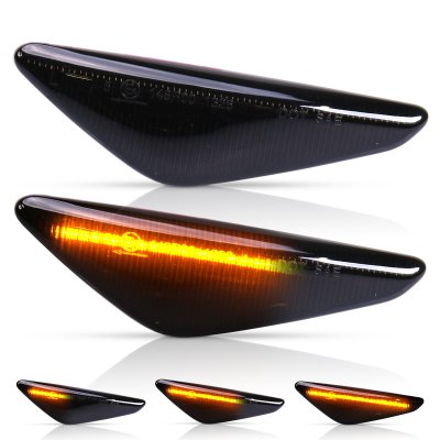 Skärmblinkers Dynamisk Röktonad BMW X6 E71 (2007-2014)