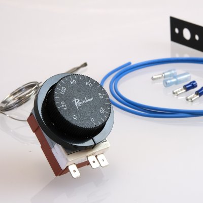 Fläktstyrning elfläkt 12v Justerbart tillslag (nålgivare) (montera i kylarslang eller cellpaket)