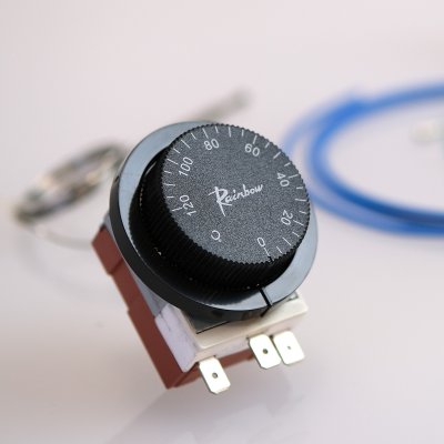 Fläktstyrning elfläkt 12v Justerbart tillslag (nålgivare) (montera i kylarslang eller cellpaket)