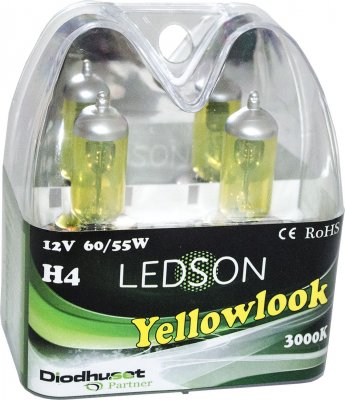 Strålkastarlampor yellow-look H4