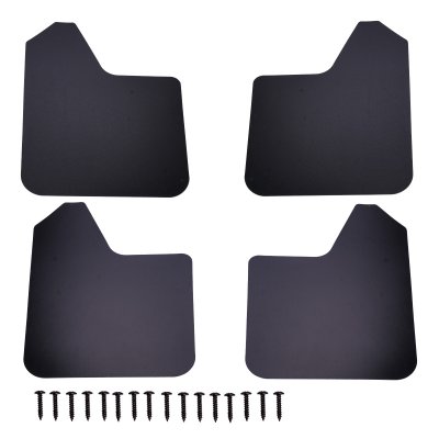 Stänkskydd Universal Svart (4-pack)