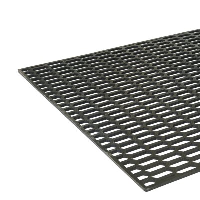 Grill Stylingnät Hexagon Svart (120x40cm)