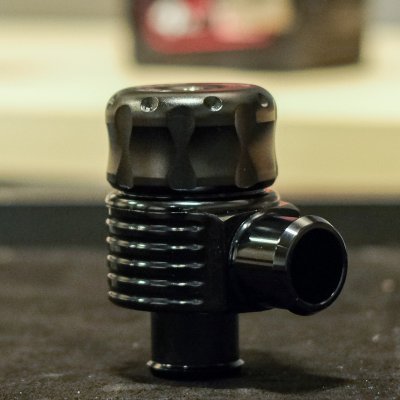 Dumpventil 25mm Svart