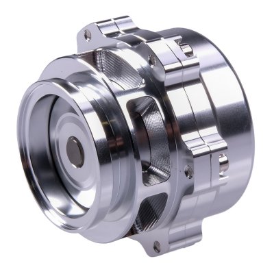 Dumpventil 50mm med Monteringskit Silver
