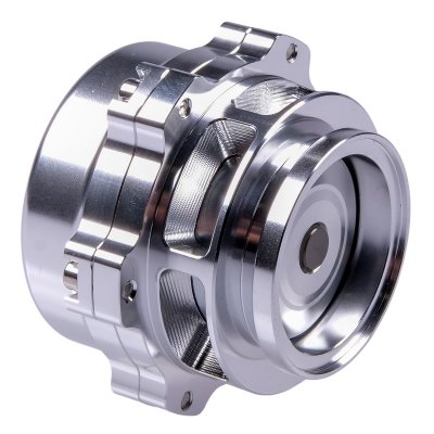 Dumpventil 50mm med Monteringskit Silver
