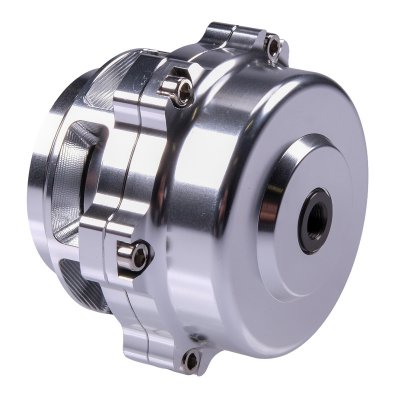 Dumpventil 50mm med Monteringskit Silver