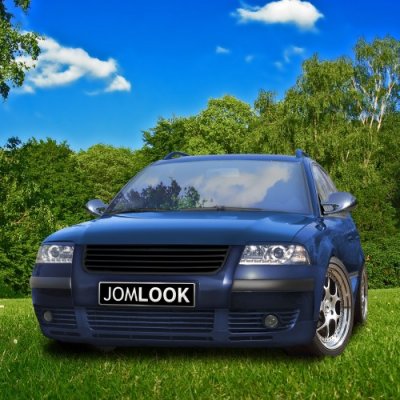 Svart Grill - VW Passat 3BG (2001-2005)