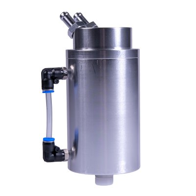 Olje Catch Tank 0.75L Aluminium Universal med Slangar & Fäste