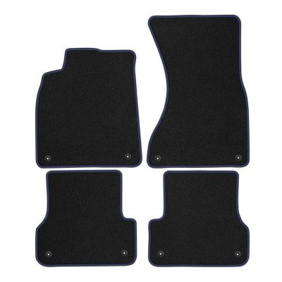 Tygmatta Mr Tuning Premium (blå stygn) - Audi A6 Sedan / Avant (4G) (2011-2018)